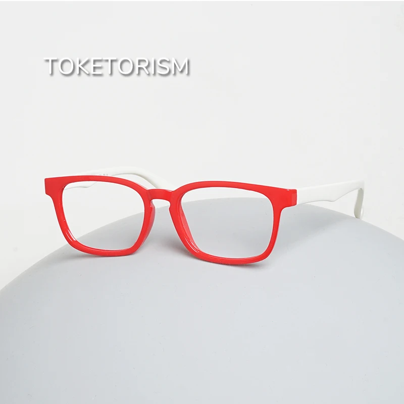 Toketorism Small Children's Glasses Anti Blue Eyeglasses Myopia Prescription Optical Frame