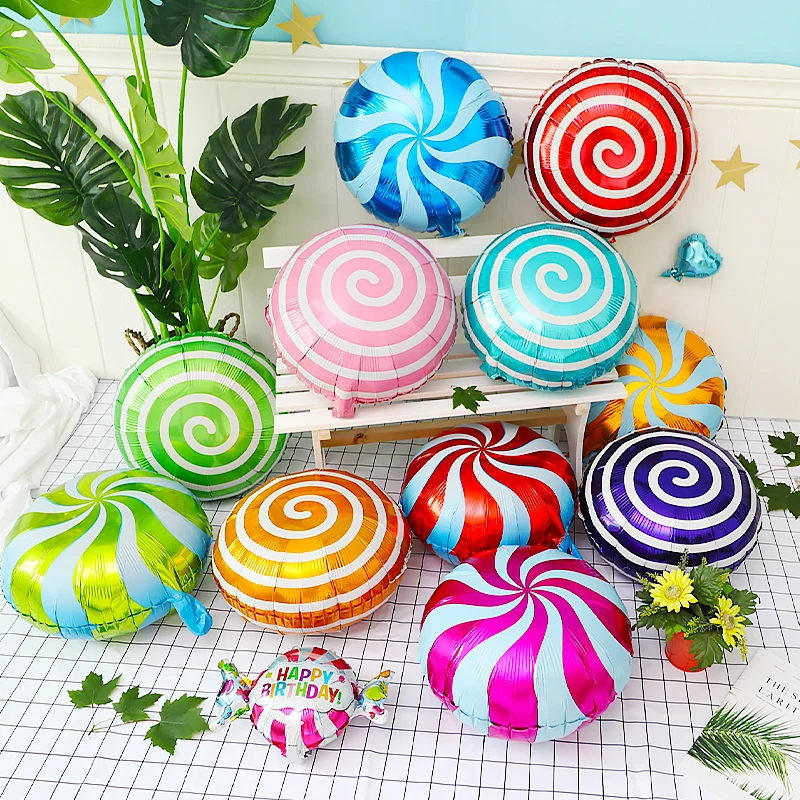 Vibrant Candy Donut and Lollipop Foil Balloons for Celebrations and Decor