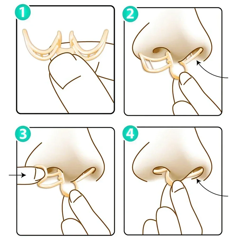 Nose Dilator Anti Snoring Nasal Silicone Clip