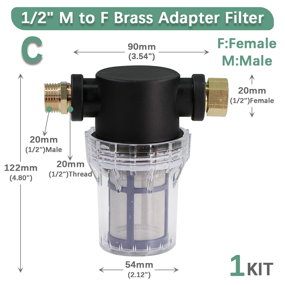 1I2 Inch M to F