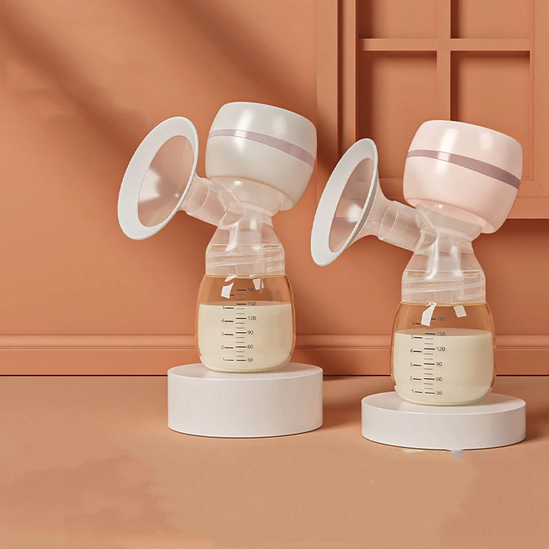 Electric breast pump intelligent LED screen integrated high suction breast pump postpartum low noise Milk Bottle