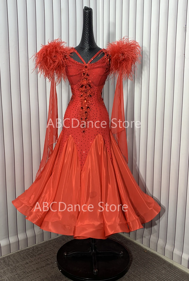 Competition ballroom Standard dance dress dance clothing stage wear Women dress