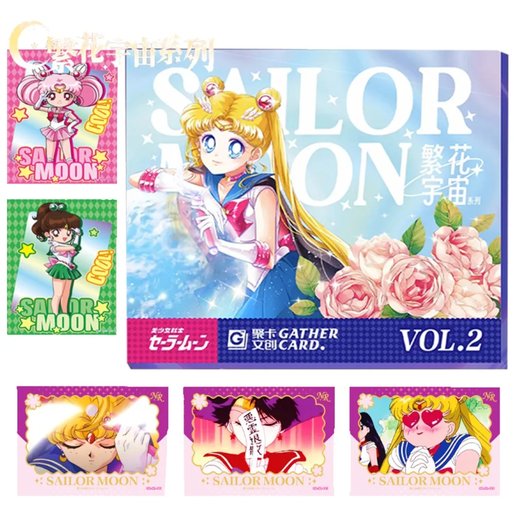 

Sailor Moon Collection Card For Children Girl Transforms To Defend The Earth Anime Tsukino Usagi Limited Game Card Kids Gifts