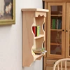 Hot sale 1:12 Dollhouse Miniature Hanging Cabinet Wall Cabinet Storage Rack Shelf Furniture Living Room Model Decor Toy 3
