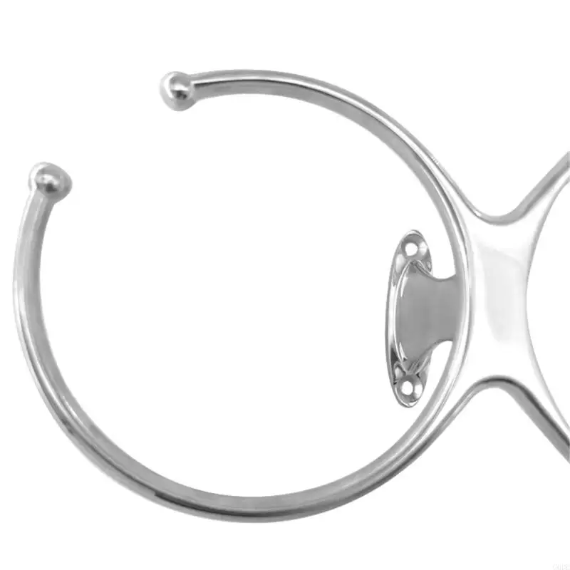 G6DE Boats Cup Holder Marine Part 316 Stainless Double Rings Cup Bottle Storage Rack