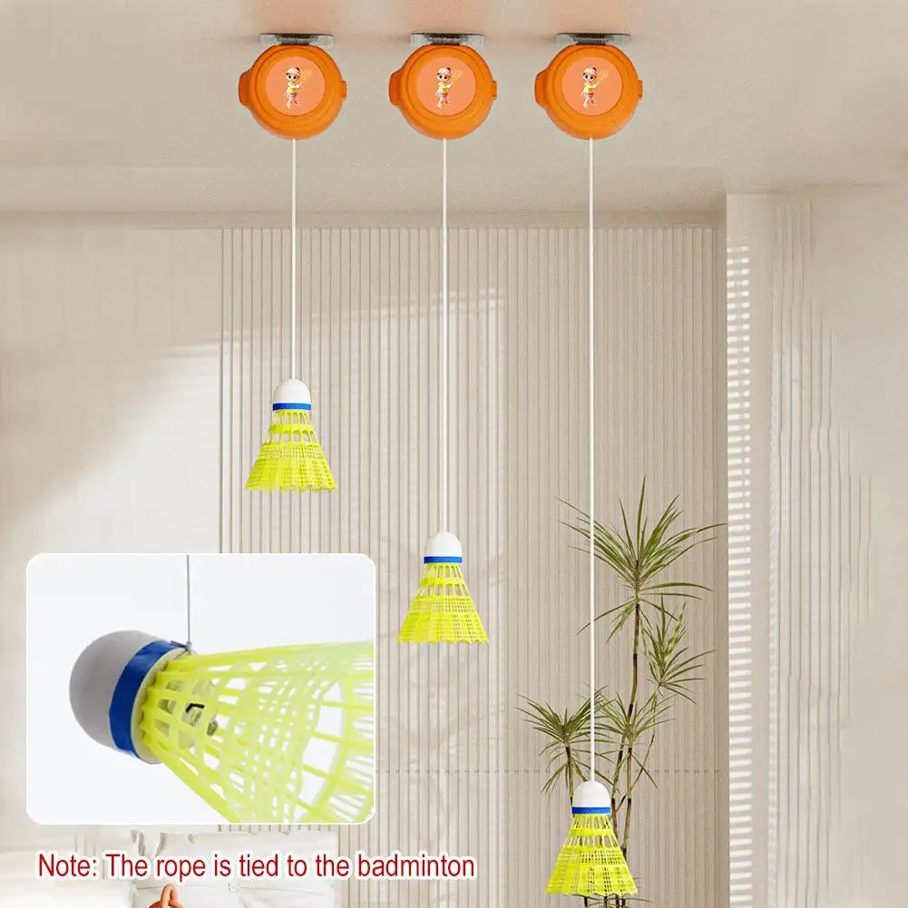 

Self Study Trainer Single Badminton Indoor Outdoor Hanging Badminton Single Trainer Children Adult Play Badminton Alone Home New