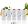 Food Vacuum Bags For Kitchen BPA-Free For Vacuum Sealing Machine Fresh-keeping Non-toxic Food Sealer Bag 5 Rolls 12cm*500cm 1
