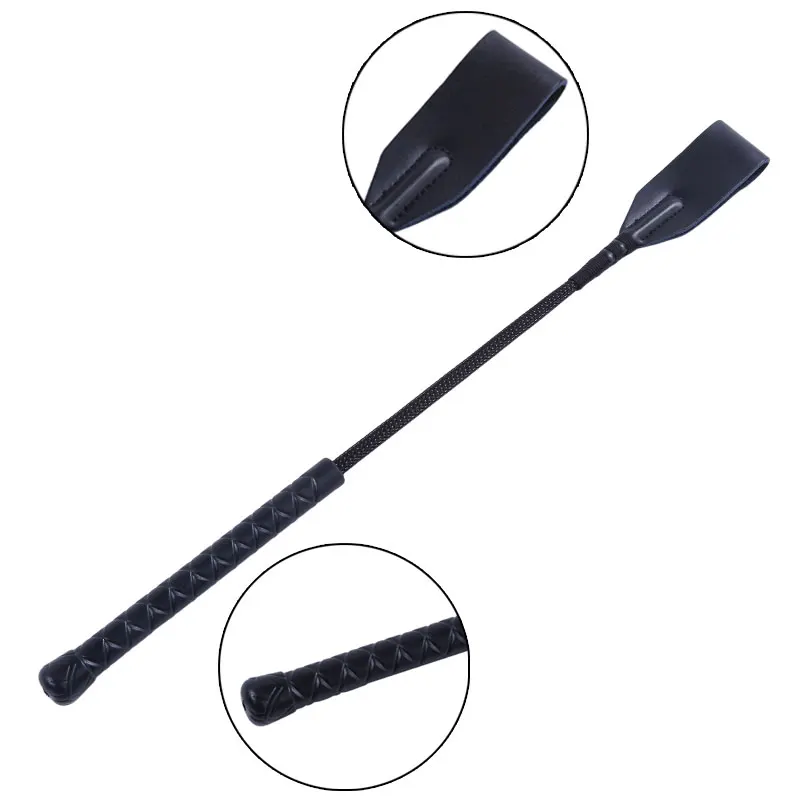 PU Leather Short crine Riding Crop puntatore leggero portatile Horse Whip Stage Performance puntelli forniture per ciglia