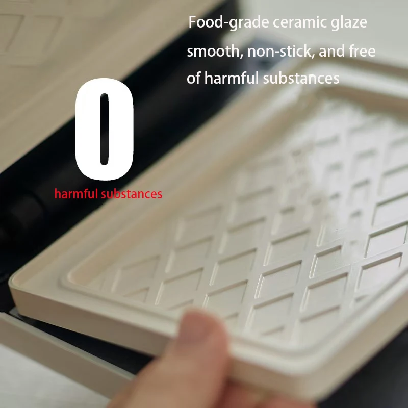 Sandwich maker, timer breakfast machine, household small multi-functional waffle bread maker