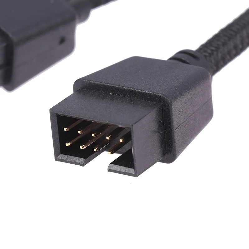 16cm Motherboard 9pin Extension Cable Adapter USB Header Splitter Female 1 To 2 Male Desktop 9-Pin USB2.0 HUB Connector