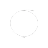 Chaîne de clavicule exquise, pendentif élégant avec nœud de gommage pour femmes et filles, chaîne de collier de tempérament, ras du cou pour étudiant coréen y2k 6