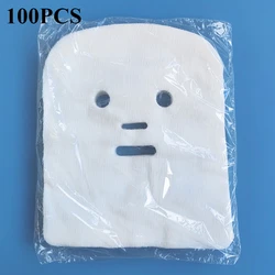 Ultra - Soft Disposable Facial Gauze Mask - 100% Pure Cotton, High Water Absorption, Non - Irritating for DIY Beauty Treatments (100PCS)