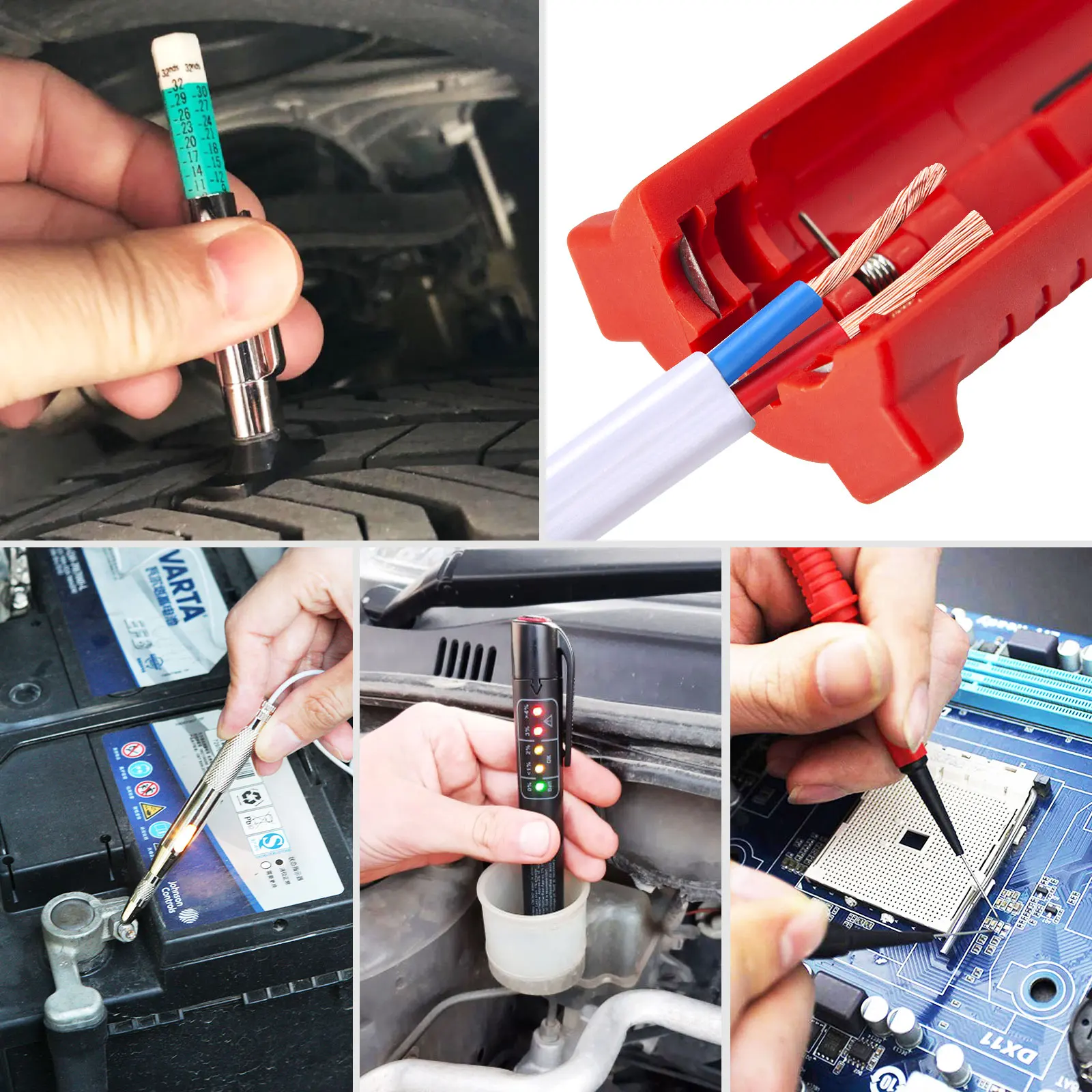 Auto Terminal Entfernung Elektrische Verdrahtung Kabelbaum Crimp Stecker  Pin Extractor Kit Reparatur Hand Werkzeuge Mit 4 stücke Pick Haken set -  AliExpress