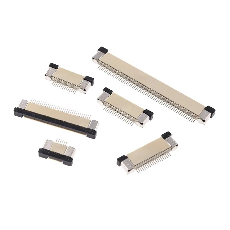 Wire Connectors 10pcs FPC 0.5mm/1.0mm Pitch Drawer Type Socket 4P-60Pin wire connectors