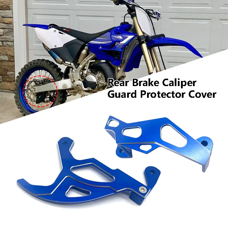 MotocrossBlackRearCaliperGuardBrakeDiscProtectorCoverFitFor