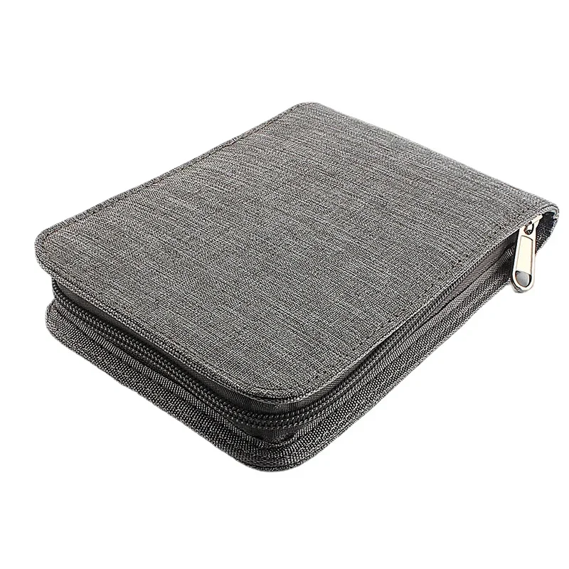 

4 Colors Pen Pouch Pencil Case Bag Gray Available for 10 Fountain Pen / Rollerball Pen Case Holder Storage Organizer Waterproof