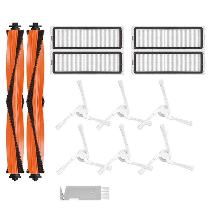 

Main Brush Side Brush HEPA Filter Replacement Accessories For Xiaomi STYTJ06ZHM Mijia Pro Self Cleaning Robot Vacuum