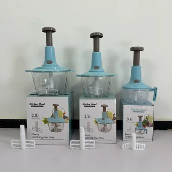 Tritacarne manuale a pressa per uso domestico Tritacarne multiuso da cucina Macchina per cucinare alimenti a mano 1