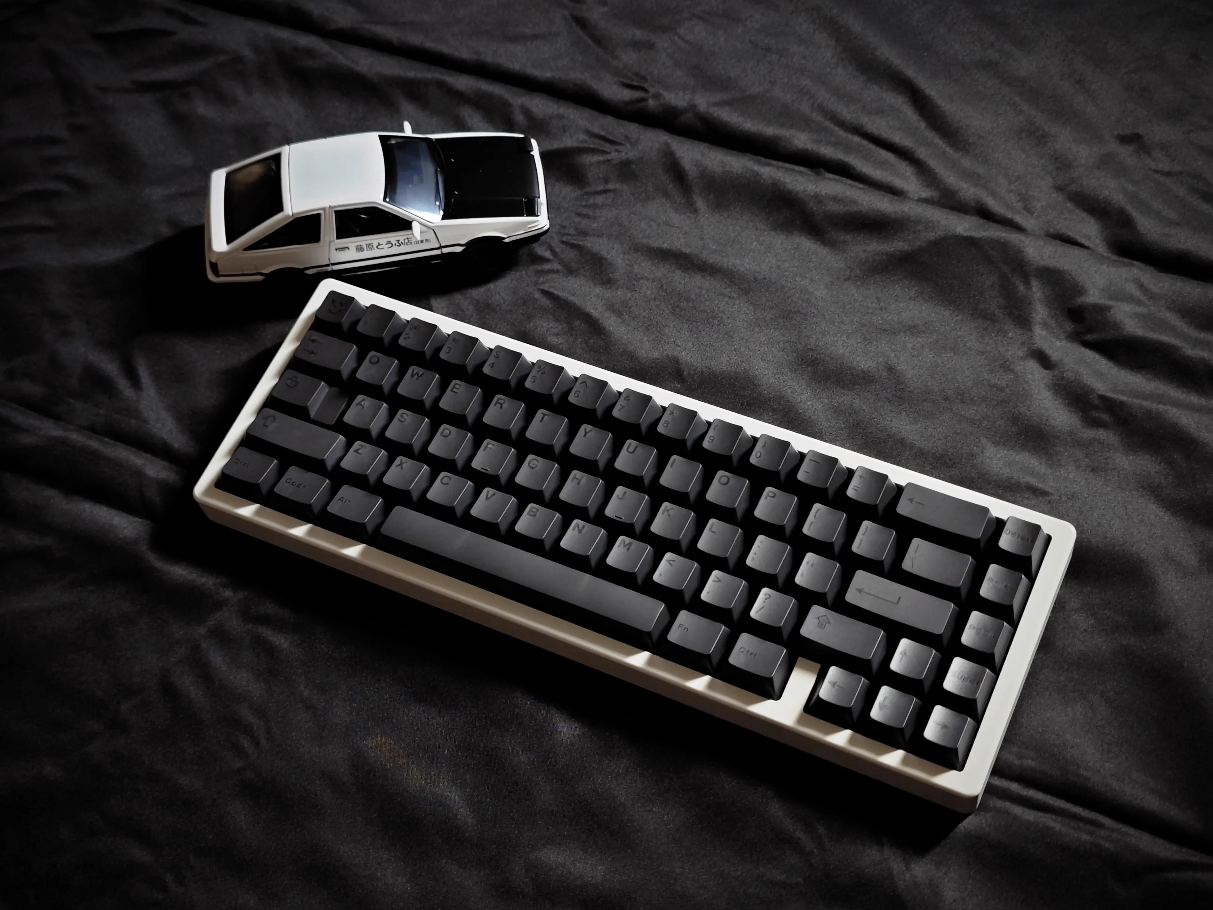 Abs Double Shot Keycaps Cherry Perfil Keycap para Teclado Mecânico Interruptor mx Preto no Preto Conjunto - Imagem 3