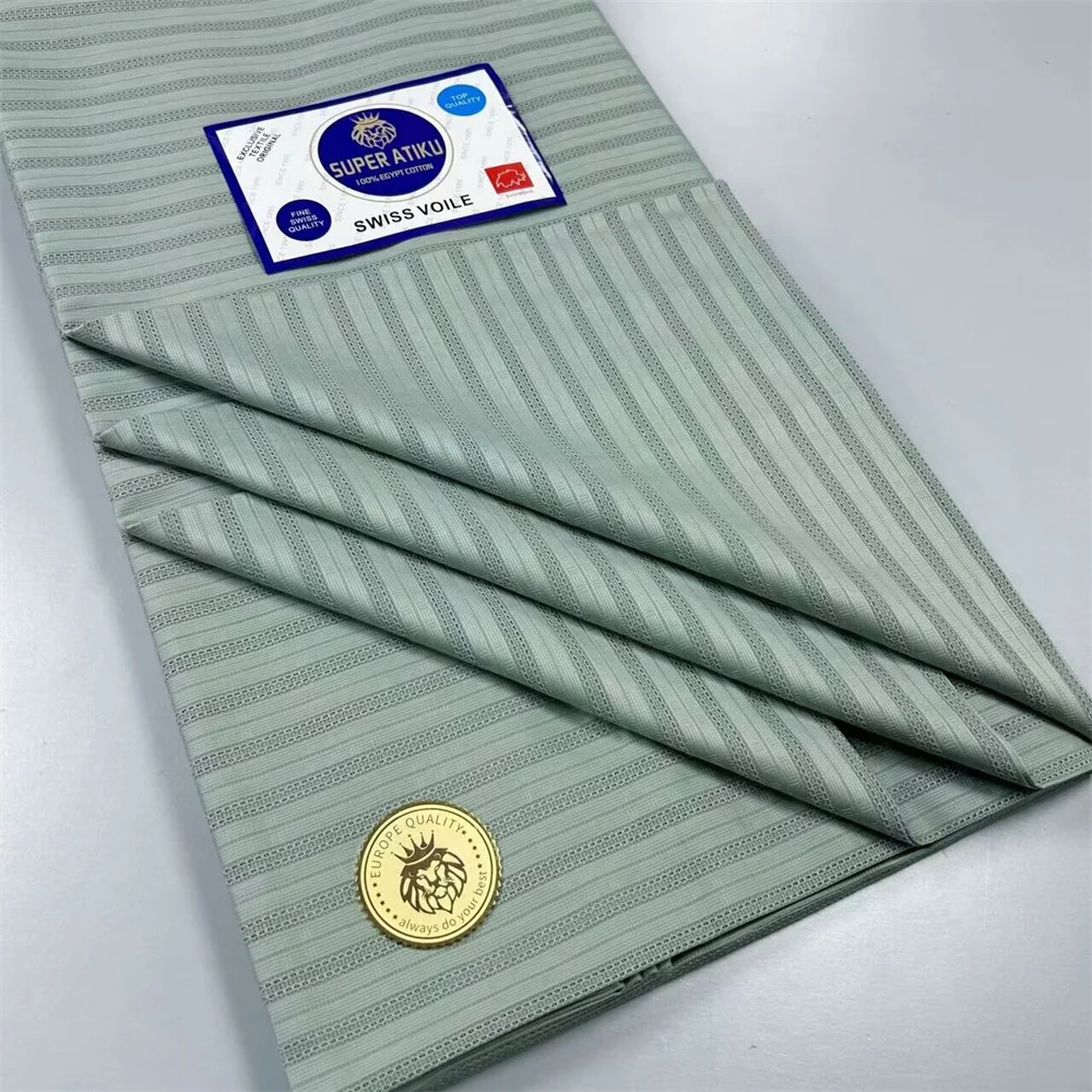 

Кружевная ткань Atiku, хлопчатобумажная ткань из Египта, Африканский материал для мужчин, нигерийцы, высокое качество, мягкая одежда для сенатора, ткань для мужской одежды