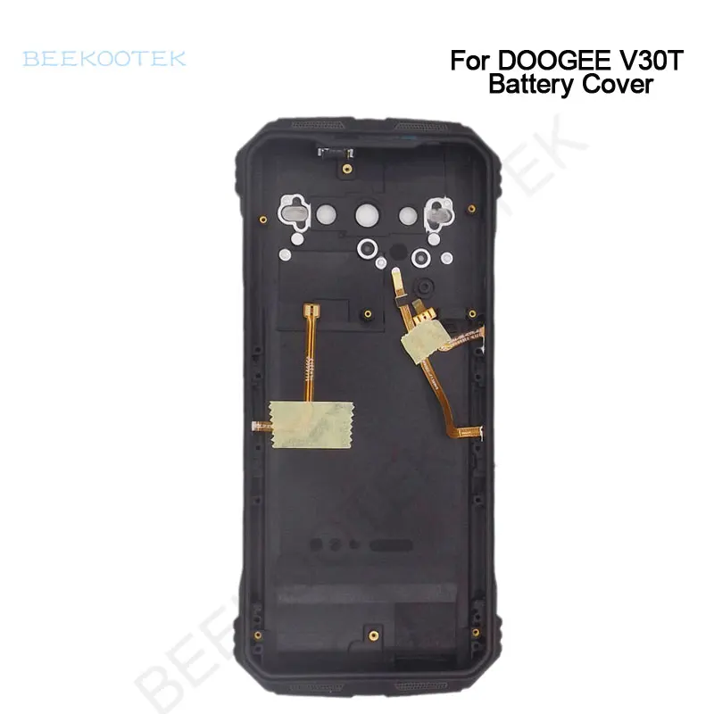  DOOGEE V30T 배터리 후면 커버 쉘, 리시버 지문 전원 볼륨 단추 측면 FPC, DOOGEE V30T 휴대폰용