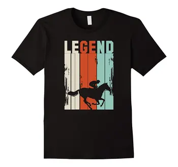 T-shirt da corsa per cavalli T-shirt da cavallo T-shirt da uomo di marca Clothihng T-shirt da uomo di moda di qualità T-shirt oversize in cotone
