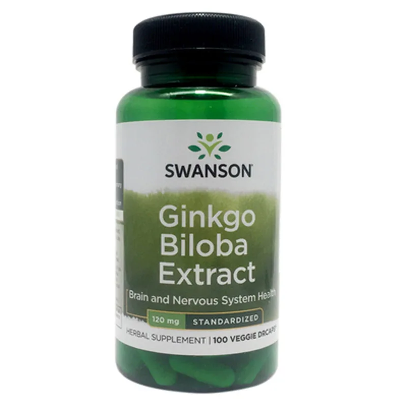 

Free shipping Ginkgo Leaf Essence Capsules Brain Nutrition 120mg 100 Capsules