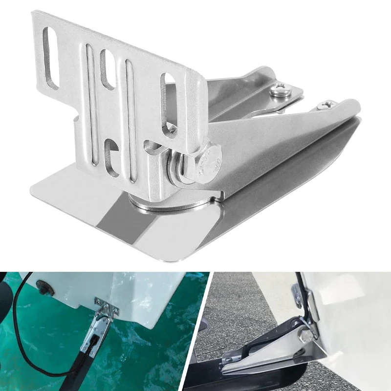 thumbnail image 2 of Transducer Mount With Spray Shield For 4pin 8pin 12pin - Heavy Duty Transom Mounting Bracket 2 of 11