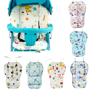 Tappetino per seggiolone per bambini per bambini Tappetino per cuscino per sedili rialzati Tappetino per cuscino per sedia per alimentazione Cushi on Pad Cuscino per passeggino Tappetino in tessuto di cotone