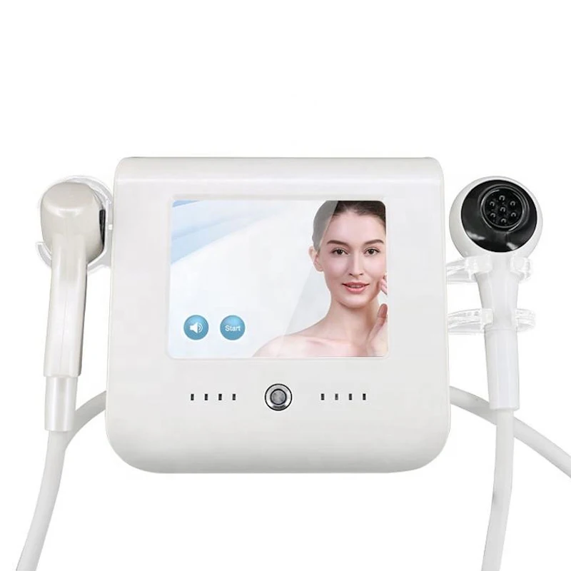 2 In 1 Thermo Face Lift RF and Thermal Vacuum Cooling System Face Body Tightening Acne Wrinkles Anti Aging Beauty Machine