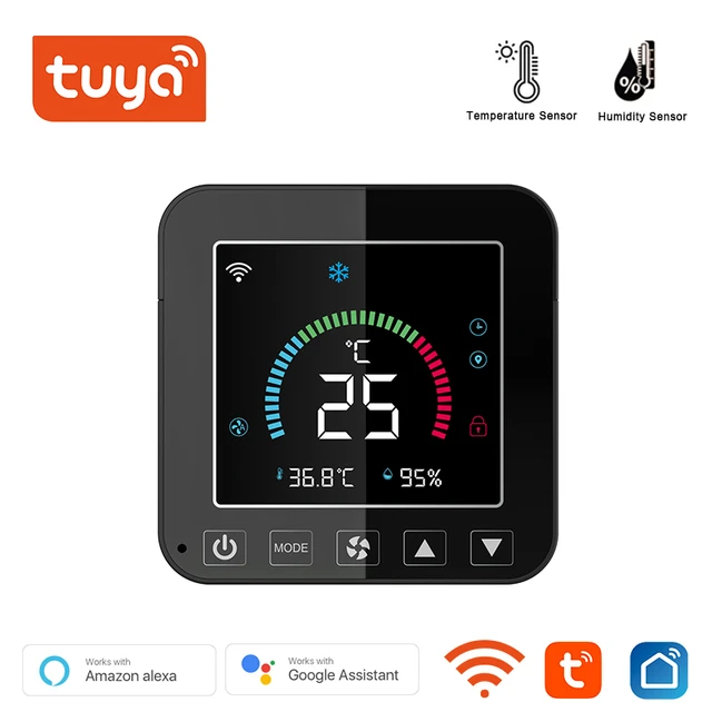 Tuya Smart Wifi Ir Air Conditioner Thermostat Intelligent Linkaged With  Temperature Sensor Via Alexa Google Home Smart Life App - Air Conditioning  Control Module - AliExpress