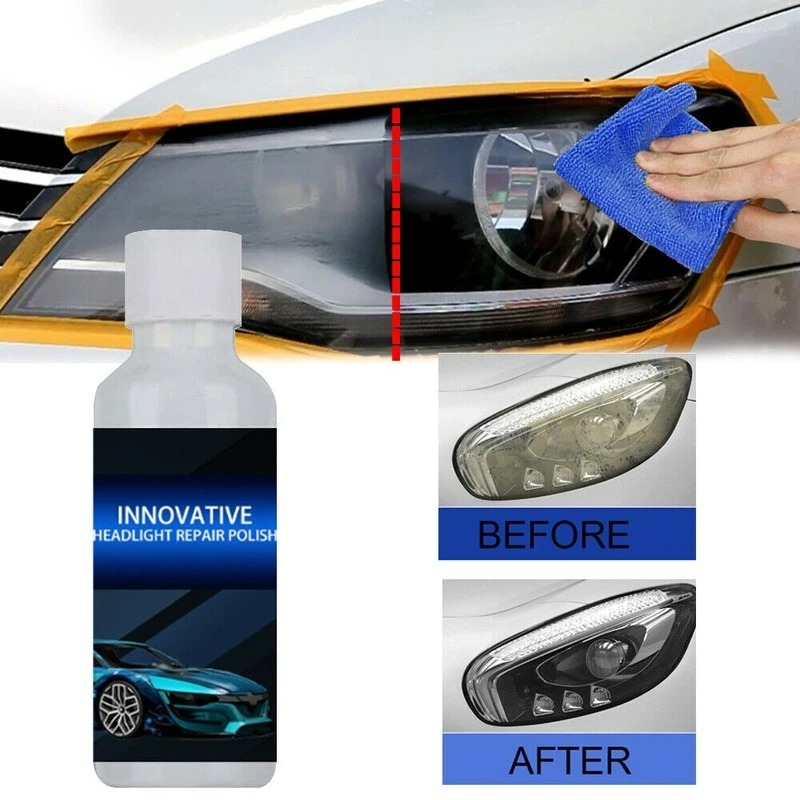 20ml Innovative Car Headlights Polish Repair Fluid Liquid Scratch Lamp