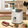 Air Fryer, Fabuletta 4.2QT Air Fryer Oven With 9 Customizable Cooking Programs,Tempered Glass Display, Dishwasher-Safe Nonstick 4