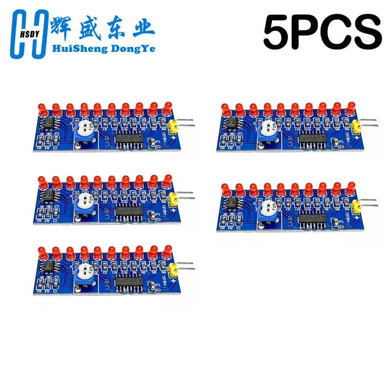 Electronics Learning Kit: Flowing LED Light Module with NE555 & CD4017