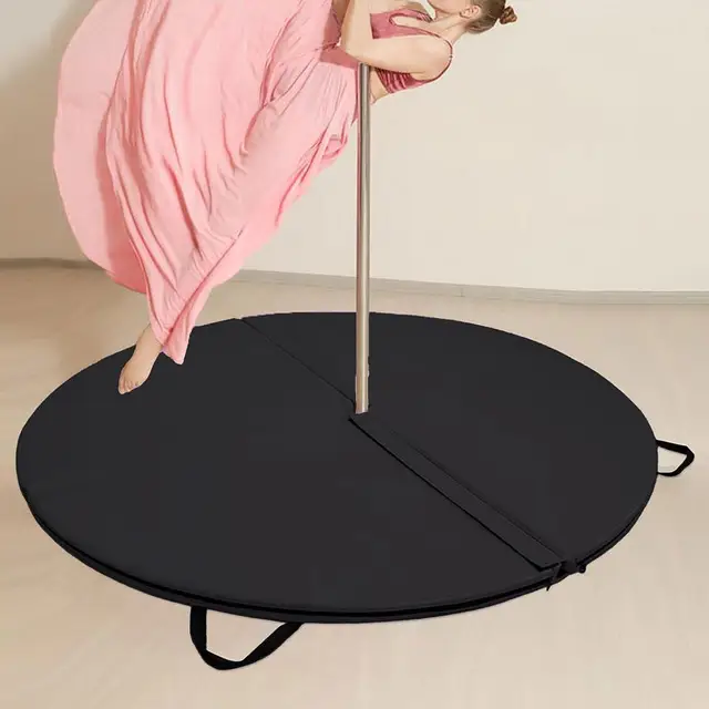 Foldable Yoga Mat Dancing Floor Cushion Sports Folding Pole Dance Mat Exercise Mat Yoga Pad for Indoor Workout Training Fitness 4