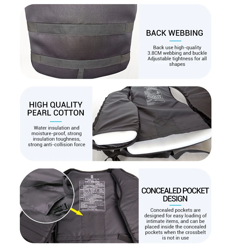 Description Picture 6 of itemNeoprene Life Jacket for Adult Children New Water Sport Buoyancy Jacket Life Vest Swimming Boating Skiing Driving Vest Drifting