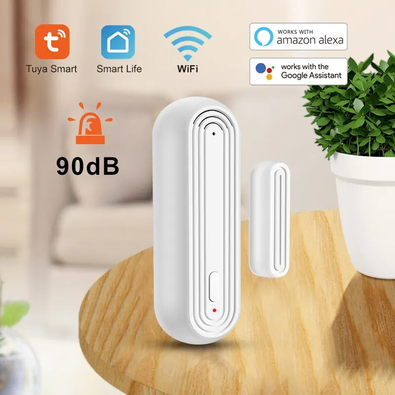 Tuya Smart WiFi Door Window Alarm Sensor Open Closed Detectors Wifi