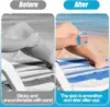 4Pcs New Sand Remover Beach Sand Wipe Off Mitts Skin Friendly Sand Removal Powder Bag Sand Removal Brushes Beach Essentials 2