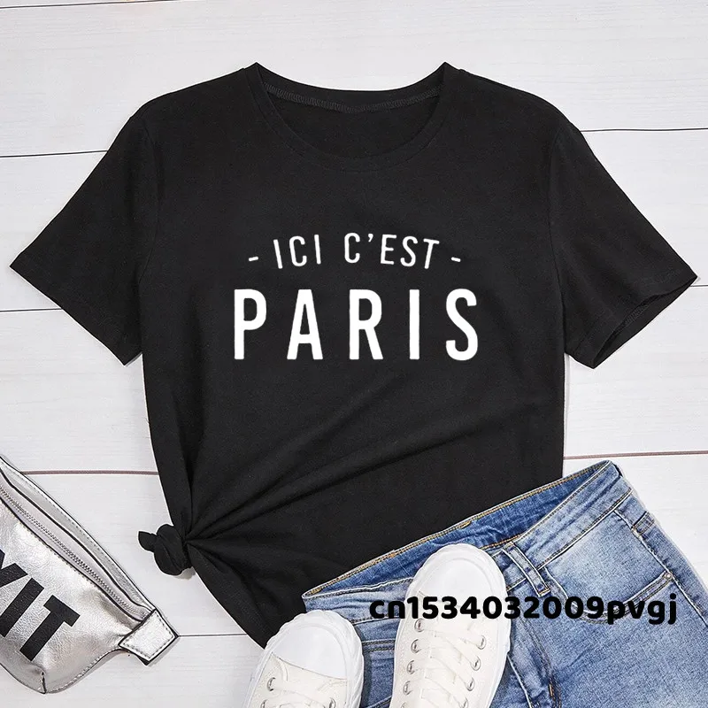 We Are Paris Gost Messis Slimos Magliette Ici Cest Paris Top Tee Wijnaldum Donnarumma Here Is Paris Fans T-Shirt