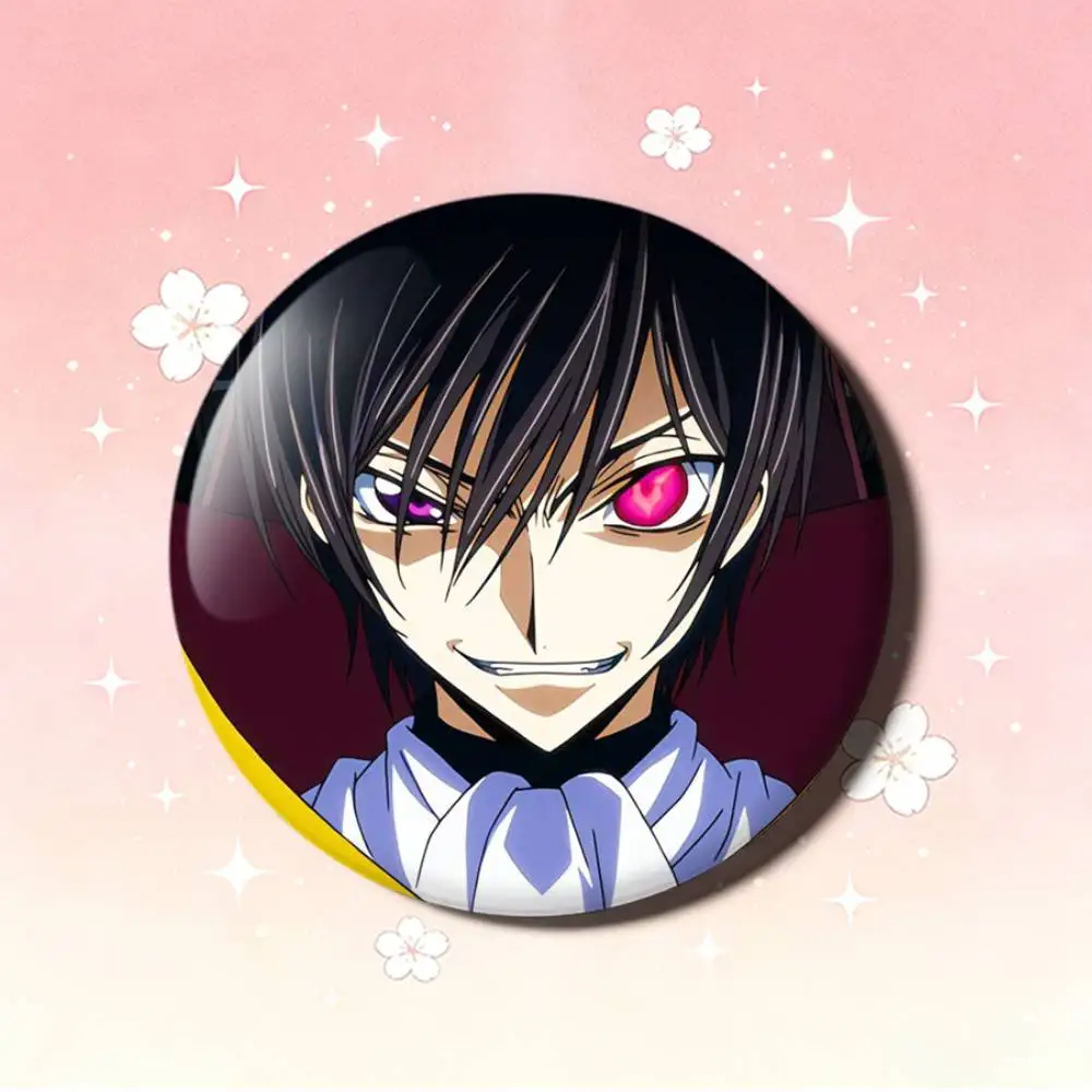 Geass Laser Badge - Creative Accessory for Backpack, Clothes, and Hats