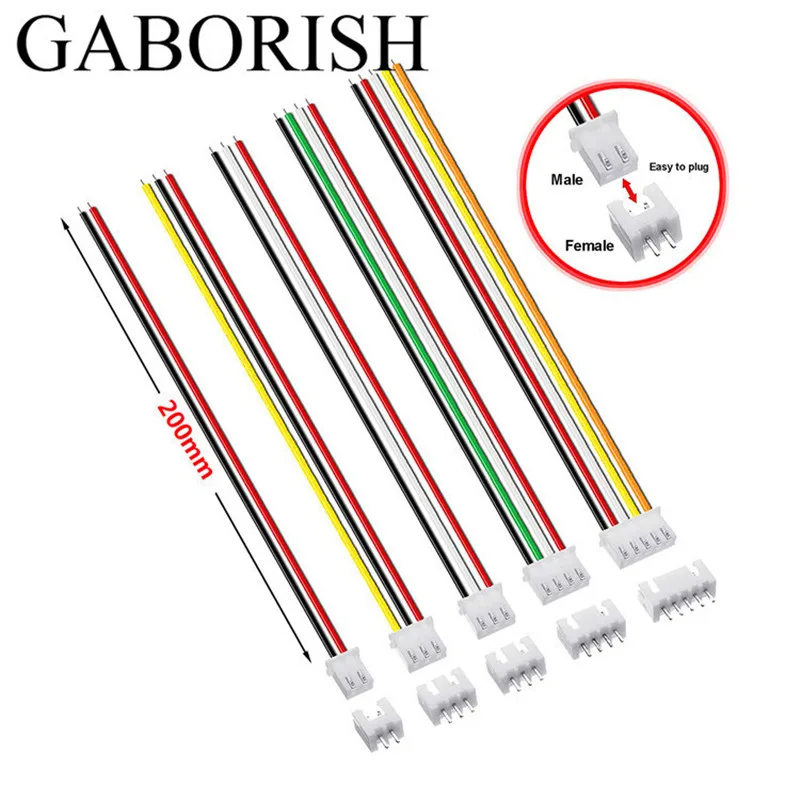 JST XH2.54 XH 2,54 Mm Connettore Cavo 2/3/4/5/6/7/8/9/10 Pin - Foto 7