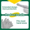 Anti-cut garden work gloves HPPE material extra long garden gloves can protect palms and arms New garden protection tools 4