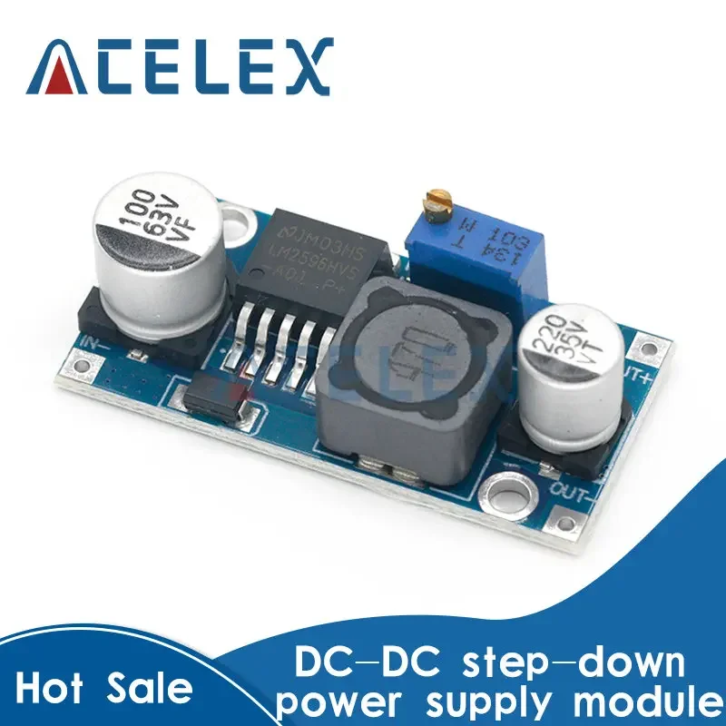 LM2596HVS LM2596 HV LM2596HV DC-DC Adjustable Step Down Buck Converter Power Module 4.5-50V To 3-35V