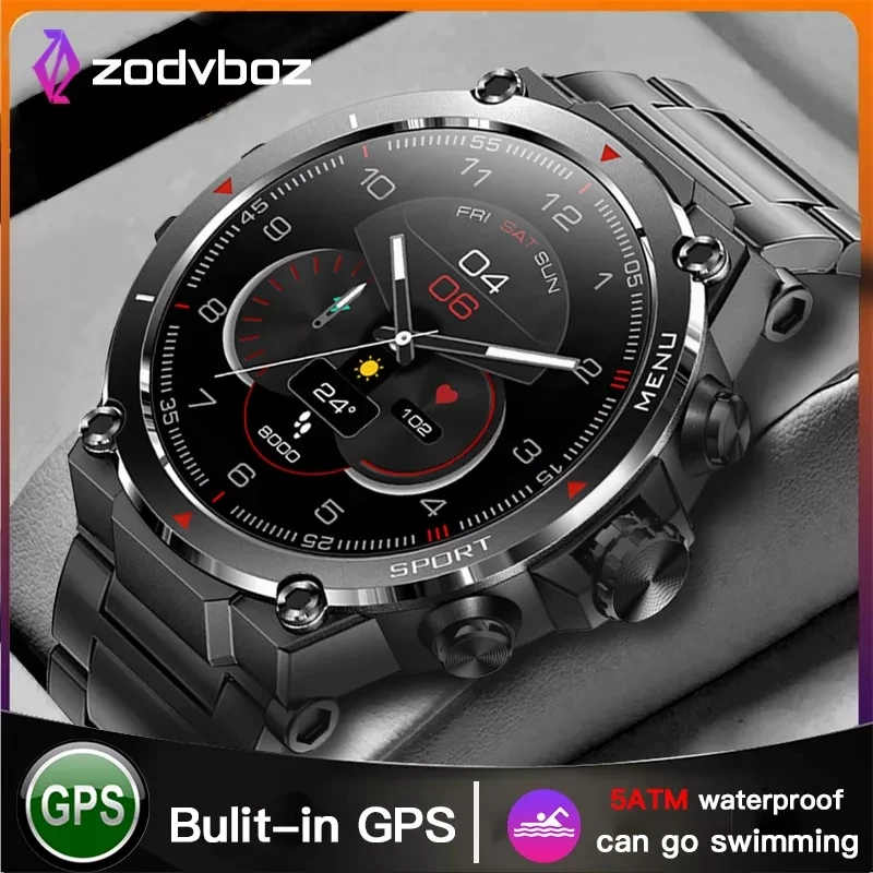 Outdoor Gps Smartwatch Men Amoled Watches Gps Men Life Watches