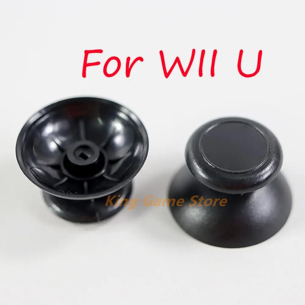 5 Pz/Lotto 3D Analog Thumb Stick Foro Piccolo In Plastica Nera Rocker Joystick Grip Cap Shell Caps Per Wii U Wiiu Controller