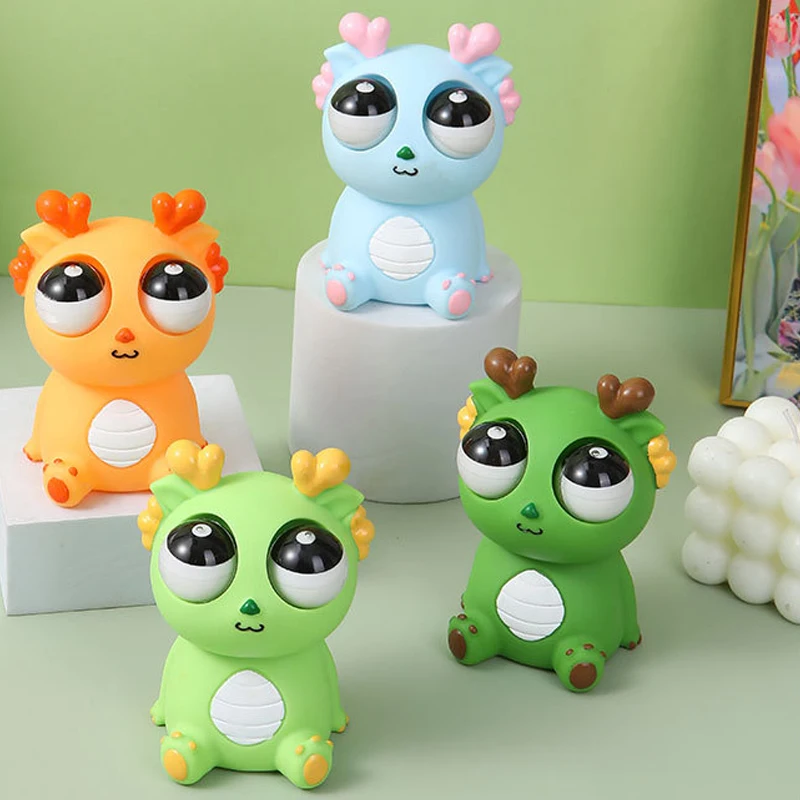 Funny Eyeball Burst Squeeze Toys Kids Adults Creative Tricky Doll Balls Decompression Animal Eyes Popping Out Eyes Toys Gifts 5