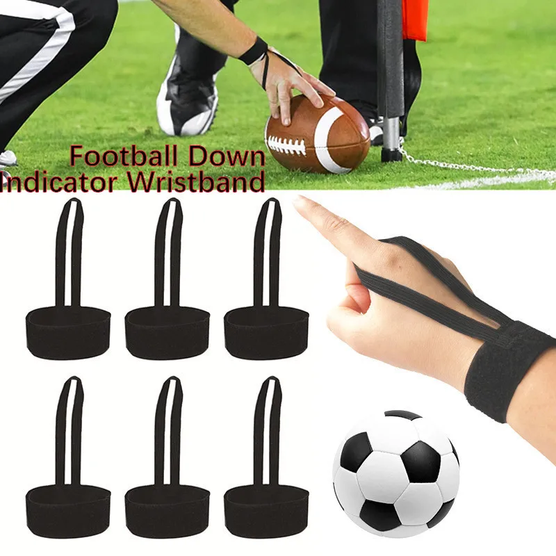Elastic Band Wrist Support Professional Football Referees' Cozy Wear Adjustable Down Indicator Wristband for Sports Matches