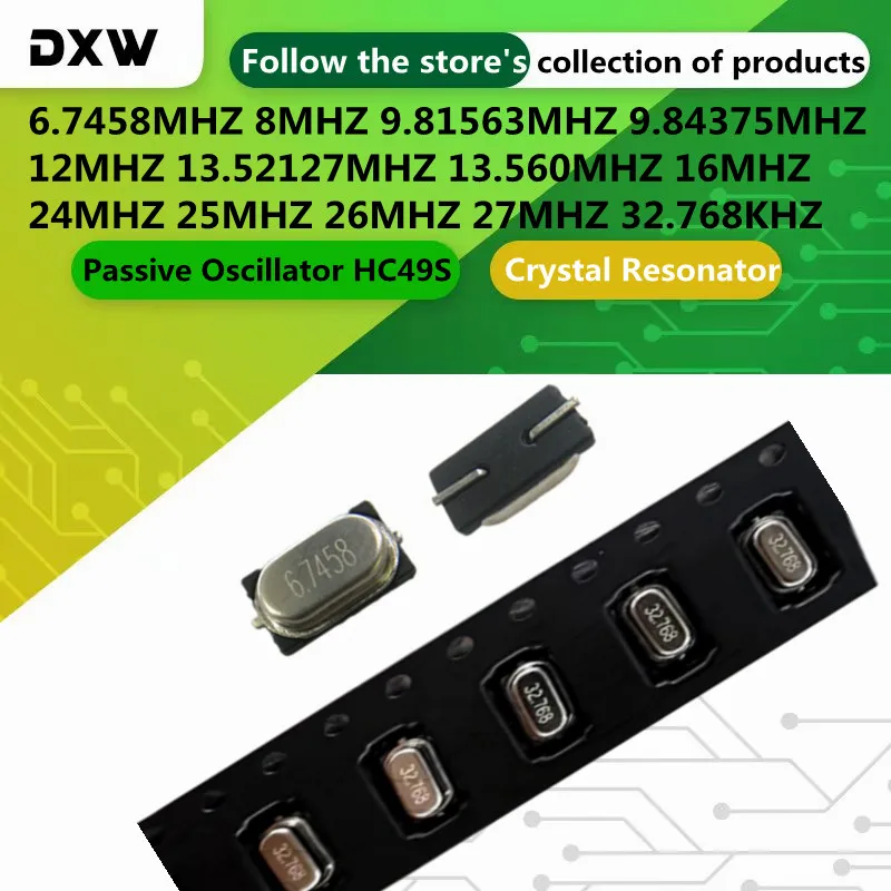 10PCS/Lot 6.7458 8 9.81563 9.84375 12 13.560 16 24 25 26 27MHZ 32 ...