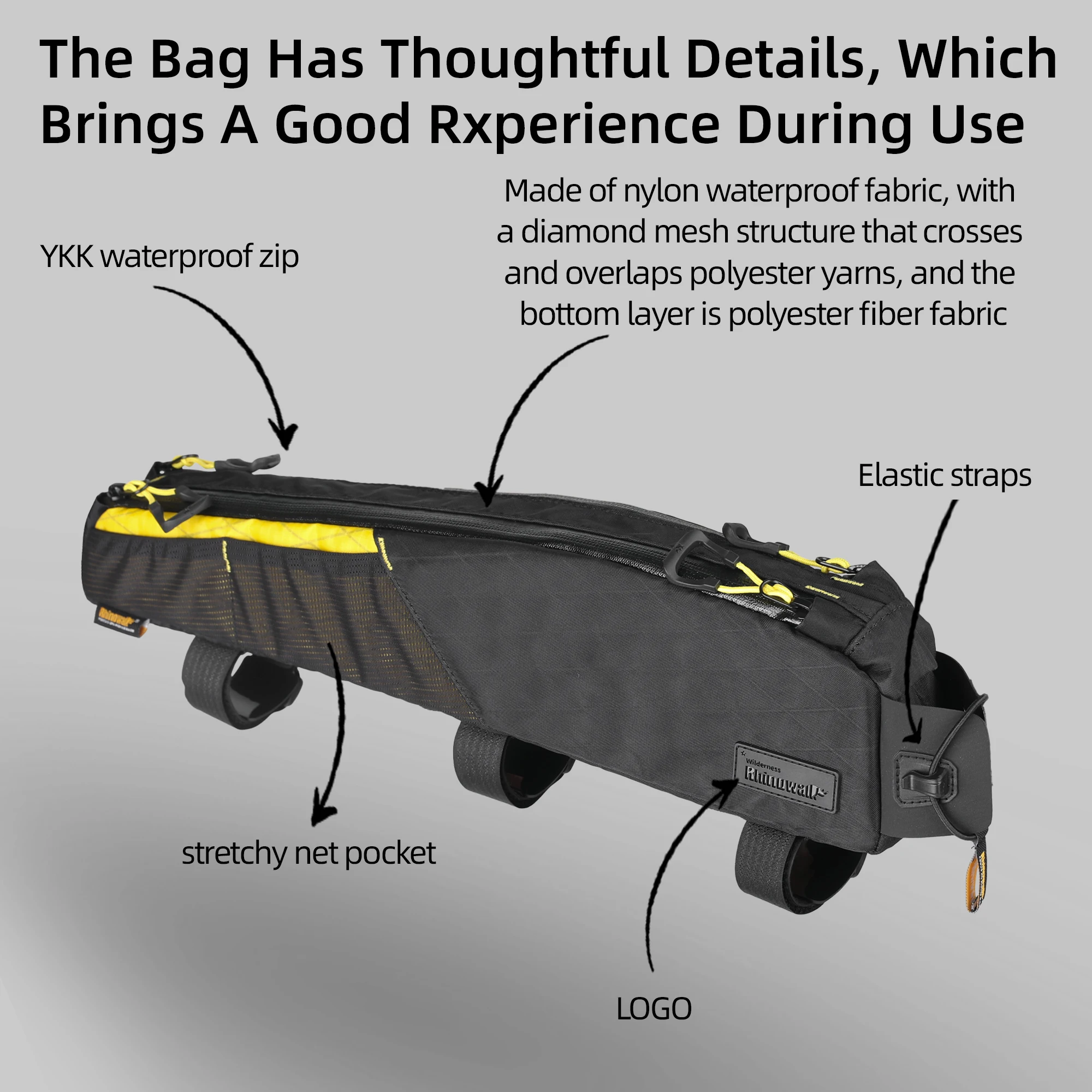 Rhinowalk Bike Top Tube Bag 4