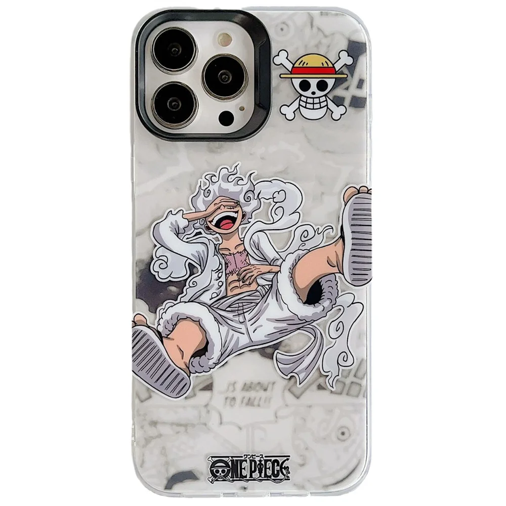 アニメ ワンピース ルフィ シリコン製スマホケース iPhone 11 12 13 14